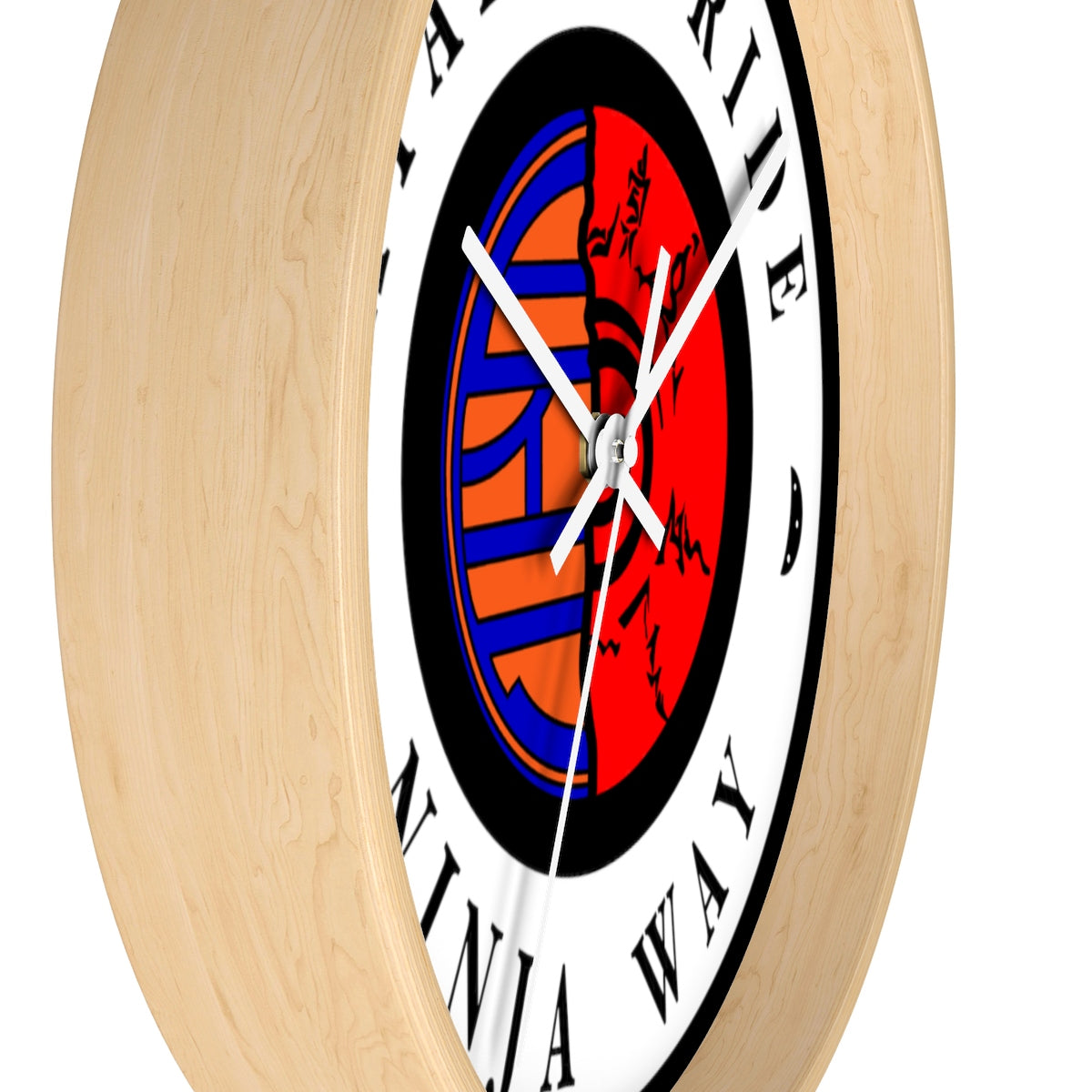 Train Like A Warrior Wall clock