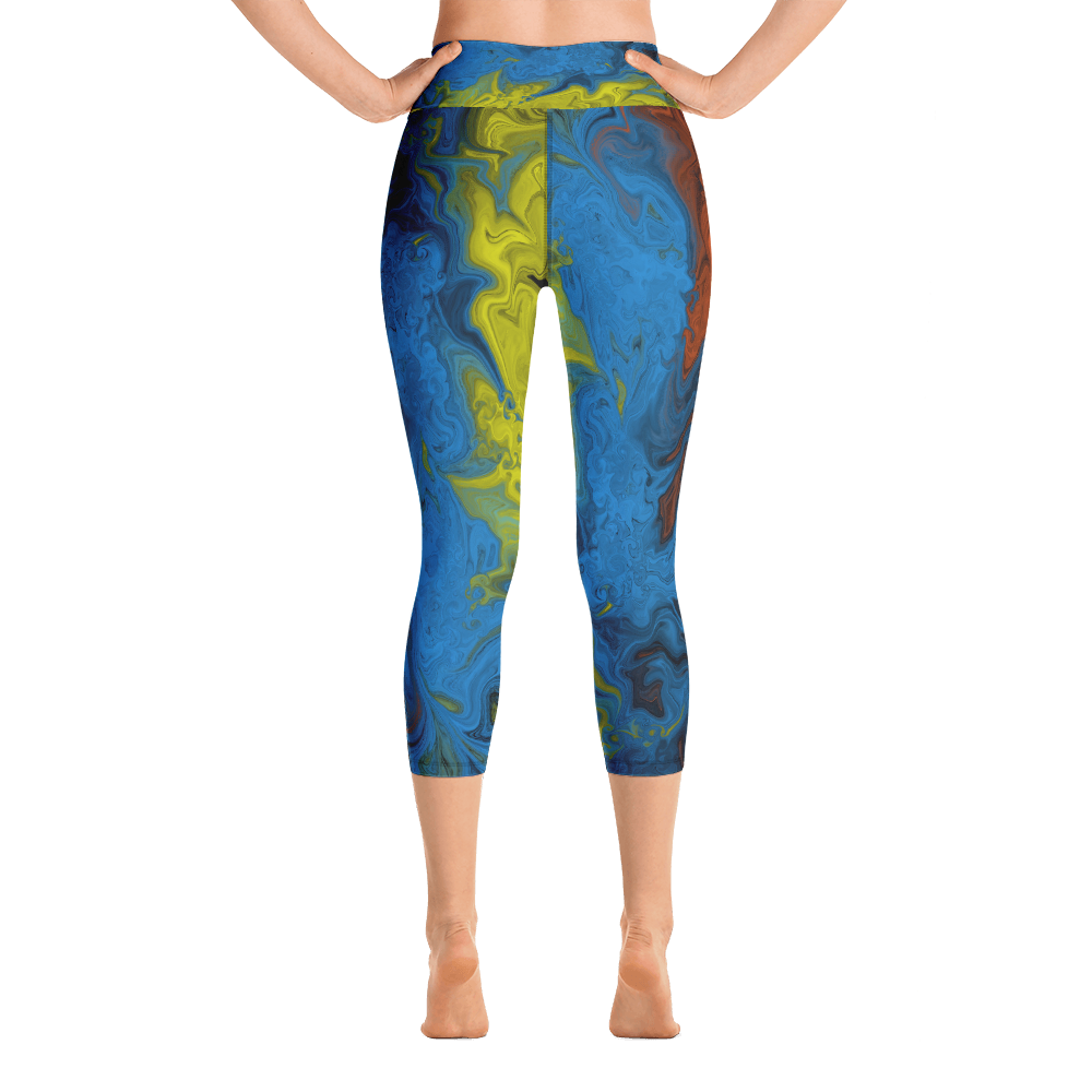 Splash Me Yoga Capri Leggings