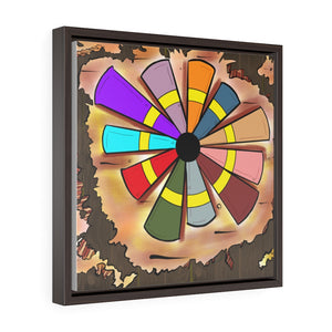“Whimsicle” Square Framed Premium Gallery Wrap Canvas