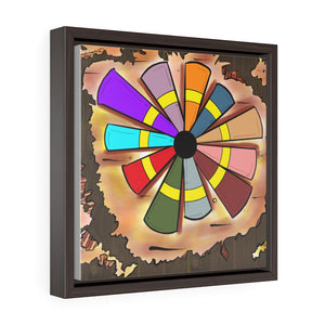 “Whimsicle” Square Framed Premium Gallery Wrap Canvas
