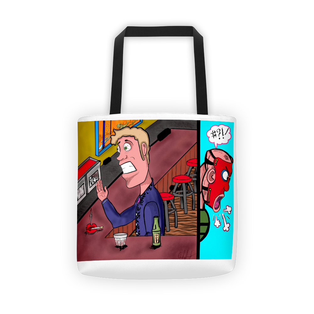 Masked Man Tote bag