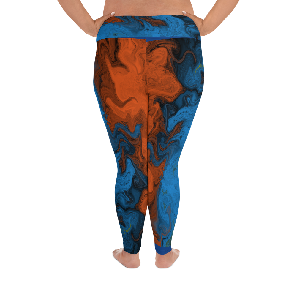 Splash Me All-Over Print Plus Size Leggings