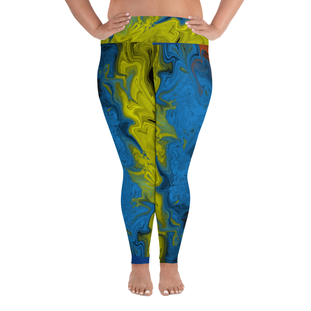 Splash Me All-Over Print Plus Size Leggings