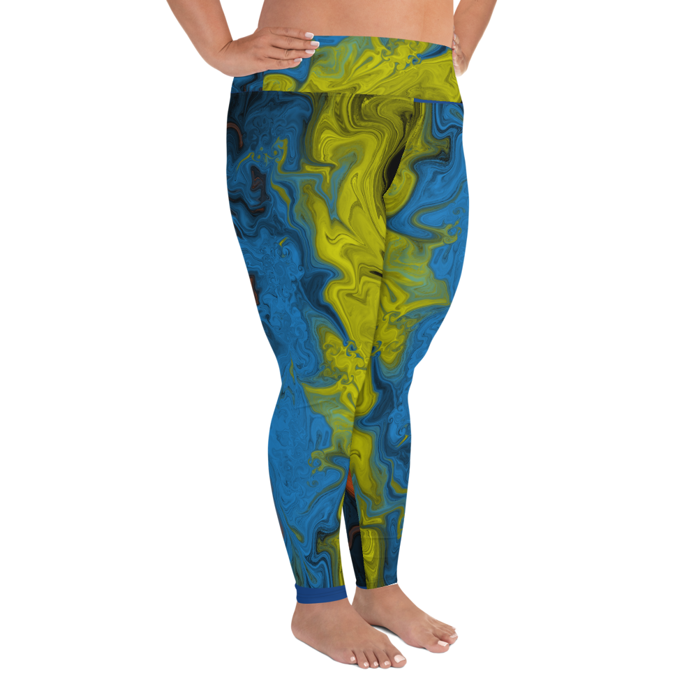 Splash Me All-Over Print Plus Size Leggings